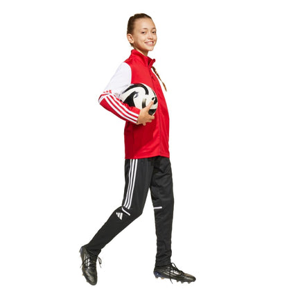 adidas boys Squadra 25 tracksuit jacket outerwear jacket, Dark Maroon, L