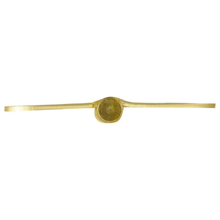 Design House 181404 3.5 x 3.5 5/8 Radius Door Hinge, 10-Pack, Satin Brass, 10 Pack