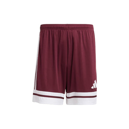 adidas Mens Squadra 25 Shorts, Team Maroon/White, Small