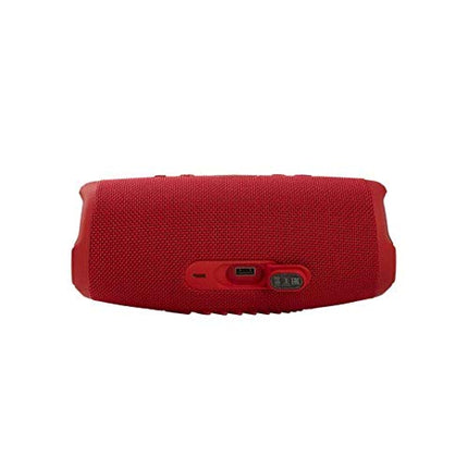 JBL Charge 5 Enceinte Bluetooth portable et étanche avec batterie externe intégrée et étui de protection en fibre de carbone gSport (rouge)