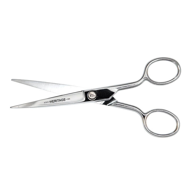Klein Tools 406 Sharp Point Scissor, 6-Inch, Made in USA
