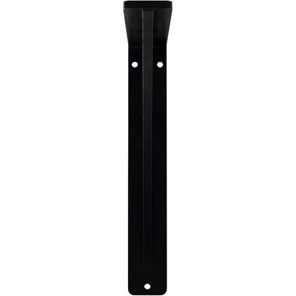 Ekena BKTM01X05X08SGL Galveston Wrought Iron Bracket, Steel, 1 1/2" W x 5 1/2" D x 8" H (Single Center Brace)