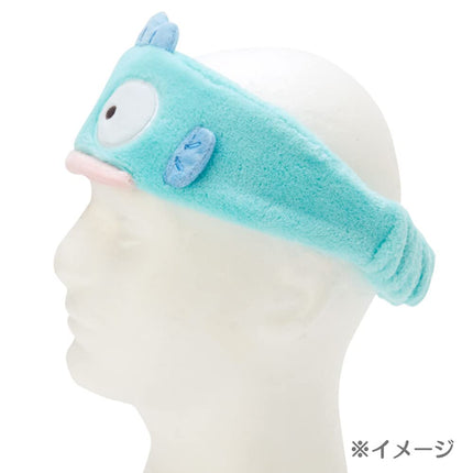 Sanrio 986224 Sanrio Hairband, Hair Turban, Headband, Green, Hangyodon, Face Wash, Makeup, One Size Fits Most, Girls, Character