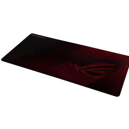 ASUS ROG Scabbard II extended gaming mouse pad, 900x400 mm, (protective nano coating for a water-, oil-and dust-repellant surface, with anti-fray, flat-stitched edges and a non-slip rubber base) Black