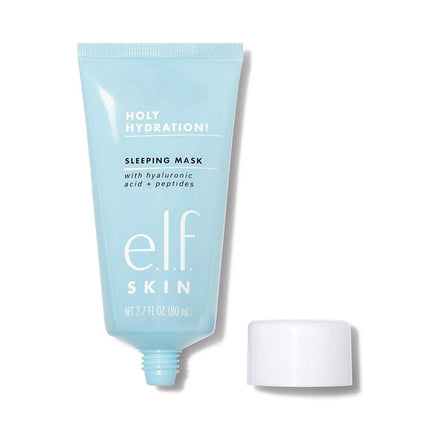 e.l.f. SKIN Holy Hydration! Sleeping Mask, Moisturising & Plumping Dual-Use Sleep Or Rinse-Off Face Mask, Soothes Skin With A Creamy Formula