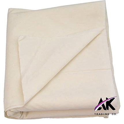 AK TRADING CO. AK Trading 60" Wide Natural Muslin, 100% Cotton Fabric, Unbleached 1 Yard