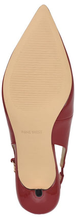 Nine West Women's Annae Pump, Red Patent 610, 9.5 UK