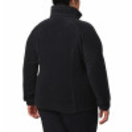 Veste polaire zippée Columbia Benton Springs pour femme, noire, XS petite