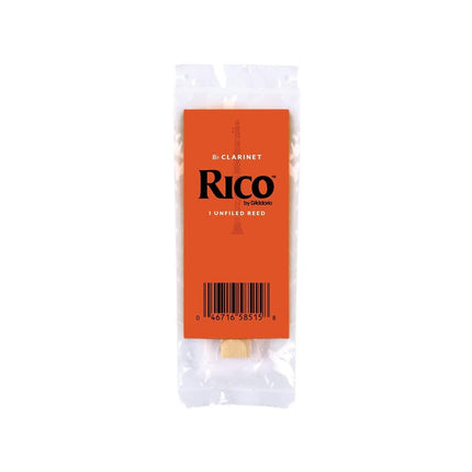 D'Addario Rico Bb Clarinet Reeds, Strength 1.5, Pack of 50