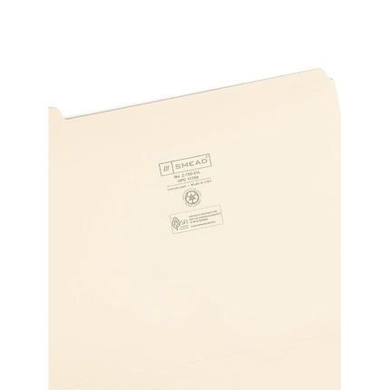 Smead 11769 Indexed File Folders, 1/5 Cut, Indexed 1-31, Top Tab, Letter, Manila (Set of 31)