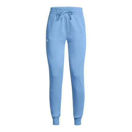 Under Armour Women's Rival Fleece Joggers, (465) Horizon Blue / / White, XXL