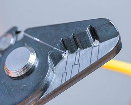 Jonard JIC-375 Three Hole Fiber Optic Stripper with TPR Handle 6 Length