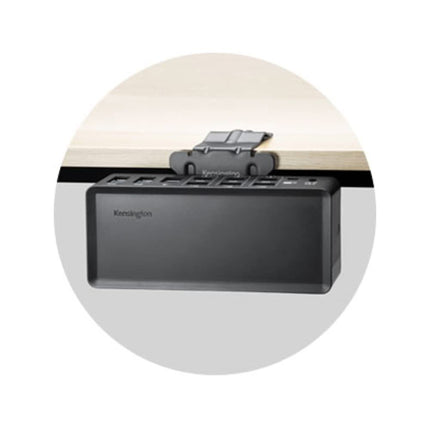 Kensington Dock Mounting Bracket - Bracket for Desk or Monitor Arm to Mount Compatible Kensington Dock including SD4700P, SD4800P, SD2400T and SD3650 (K34050WW) ,Black