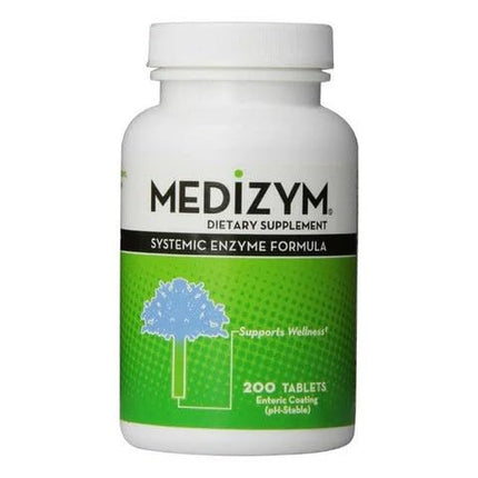 Medizym, Systemic Enzyme Formula, 200 Tablets