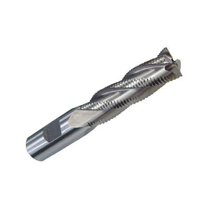 HHIP 5823-0376 4 Flute M42 Cobalt Fine Pitch Roughing End Mill, 3/8" x 3/8" x 1-1/2"