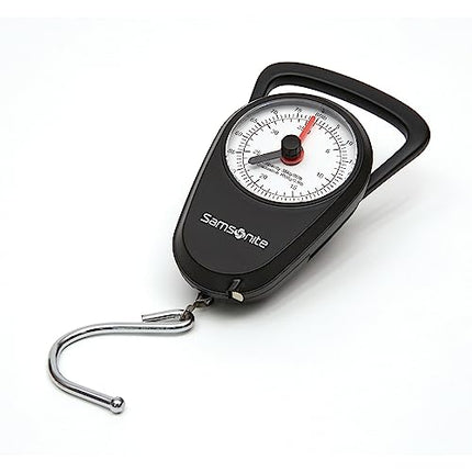 Pèse-bagages Samsonite, manuel, 12,7 cm (H) x 5,1 cm (L) x 10,2 cm (P), noir, noir, 12,7 cm x 5,1 cm x 10,2 cm