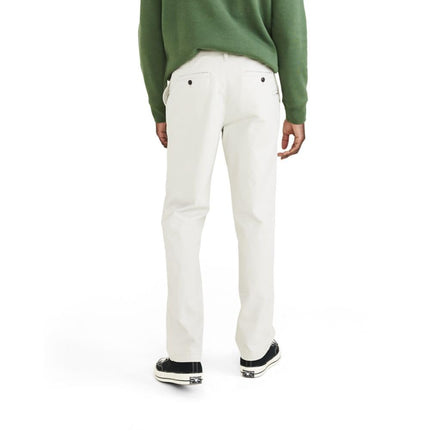 Dockers Pantalón chino de hombre ajuste clásico perfecto, (Nuevo) Caqui Porcelana, 42Wx30L