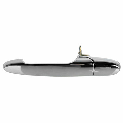 TRQ Door Handle Chrome Exterior Rear LH Driver for