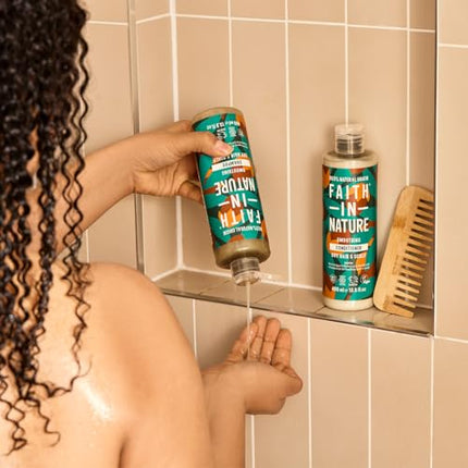 Faith In Nature Natural Jojoba Conditioner, Smoothing for Dry Hair & Scalp, Vegan & Cruelty Free, No SLS, Silicones or Parabens, 400ml