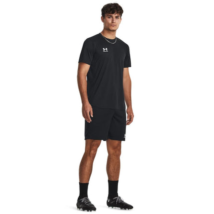 Under Armour Men's Challenger Train Short Sleeve, Lightweight and Quick-Drying Sports Top, Men's T-Shirt for Training, Gym and Casual Wear,Jasper Blue / / Squad Orange,LG
