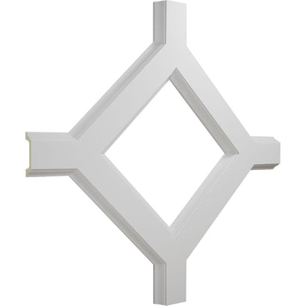 Ekena Millwork CC05IDI02X36X36TR Coffered Ceiling, Factory Primed White