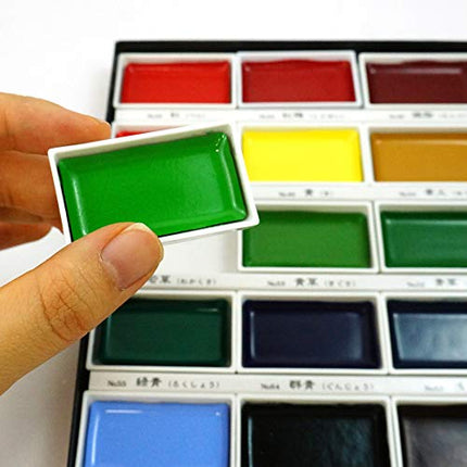 Kuretake MC20/24V Gansai Tambi 24 Colours Watercolor Paint Set