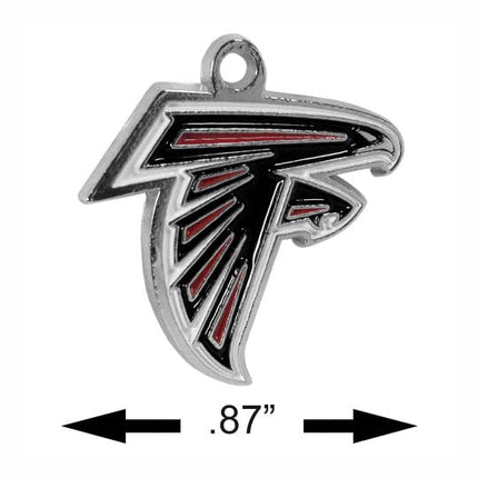 Siskiyou Sports NFL Atlanta Falcons Women's Chrome Dangle Earrings