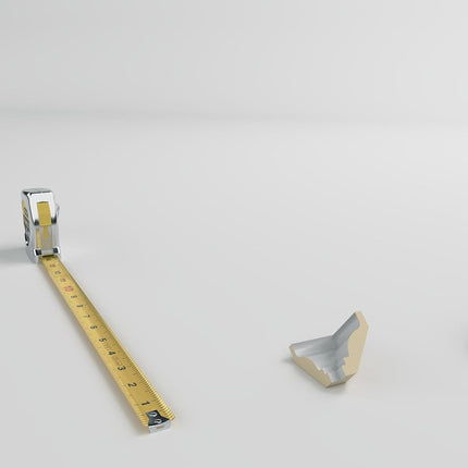 Ekena Millwork MIC01X01OD-CASE-4 1-5/8" P x 1-5/8" H Inside Corner for Molding MLD01X01X02OD (4-Pack)