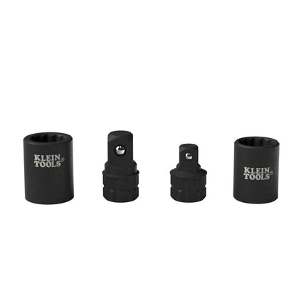 Klein Tools 65KADP KNECT (M) Impact Socket Adapter Set, 3/8-Inch and 1/2-Inch Impact Rated Adapters