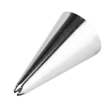 Restaurantware-Pastry Tek Piping Tip, 1 Open Star Decorating Tip - #17, Dent-Resistant, Stainless Steel Icing Tip, Dishwasher-Safe, Decorate Cupcakes, Cakes, or Cookies