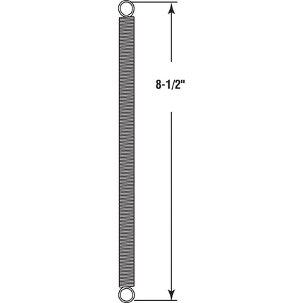 Prime-Line Products SP 9633 Spring, Extension, 7/16-Inch by 8-1/2-Inch - .047 Diameter