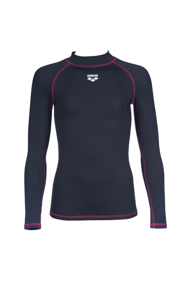 Arena Girls Long Sleeves Rash Vest, Swim Shirt wit