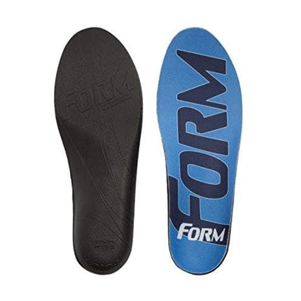 FORM Premium Insoles Unisex's Maximum Support-Custom Form-Fitting Insole Shoe Inserts, Blue, Men's 10-10.5, Women's 11.5-12