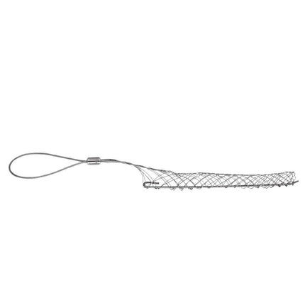 Mesh Wire Slack-Pulling Grip, Offset Flexible Eye, for Cable Diameter 0.75-Inch to 0.99-Inch, 10-Inch Klein Tools KSRK075-1