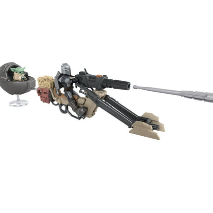 Star Wars Hasbro Mission Fleet Expedition Class The Mandalorian The Child Battle for the Bounty Figures and Vehicle, Multicolor, (E96785L2)