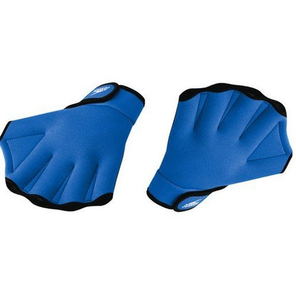 Speedo unisex adult Swim Training Fitness aquatic gloves, Royal, X-Large US