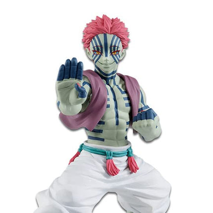 BANPRESTO - Demon Slayer - Vibration Stars - Akaza Figure (repeat), Available in a Variety of Colours