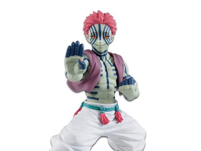 BANPRESTO - Demon Slayer - Vibration Stars - Akaza Figure (repeat), Available in a Variety of Colours