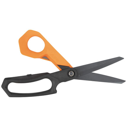 Klein Tools T2110 Titanium-Coated Professional Scissors, Stainless Steel Shears for Cutting Sheet Metal, Leather, and Heavy-Duty Materials, 10-Inch