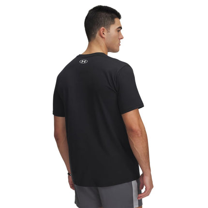 Under Armour Men's Project Rock Metal Short Sleeve T Shirt, (001) Black / / White Clay, XXL