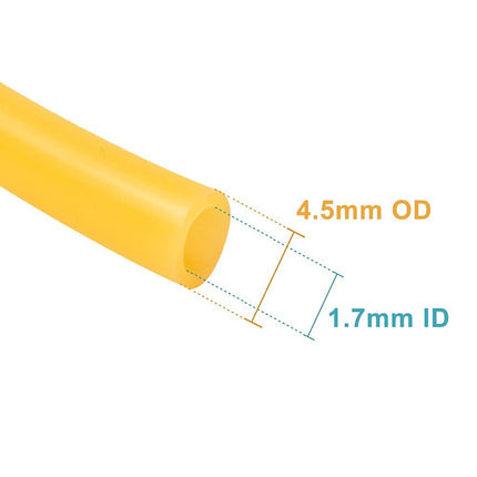 Feelers Natural Latex Rubber Tubing Tube 1/16"(1.7mm) ID x 3/16"(4.5mm) OD Speargun Band Slingshot Catapult Tube Rubber Hose,9.84 Feet