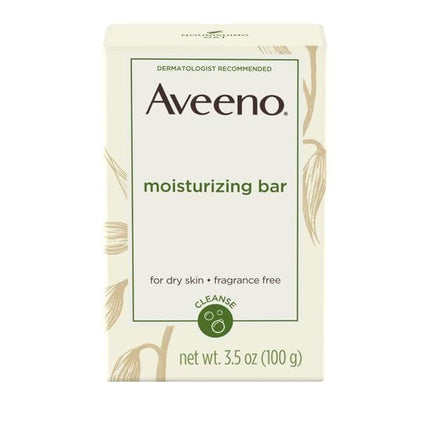 Aveeno Moisturizing Body Bar - Fragrance Free - 3.5 oz - 2 pk