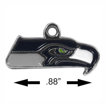 Siskiyou Sports NFL Seattle Seahawks Euro Bead Necklace, 18-Inch