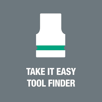 Wera Zyklop 8790 HMC 1/2" Socket, Hex Head 10mm x Length 37mm