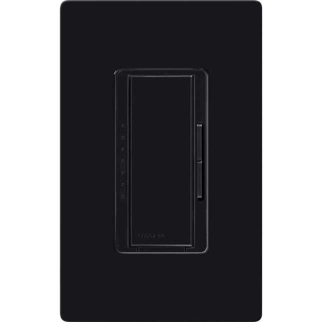 Lutron Maestro LED+ Dimmer Switch Kit for Dimmable LED, Halogen and Incandescent Bulbs, 150W/3-Way or Multi-Location, MACL-153M-RHW-BL, Black