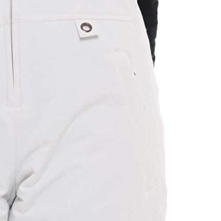 ARCTIX Women's Essential Insulated Bib Overalls, White, 2X (20W-22W) 27" Short