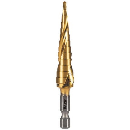 Klein Tools 25964 Step Drill Bit, 1/8 to 1/2-Inch,