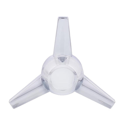 United Pacific 3-Bar Extra Large Spinner for Hub Caps- Chrome Colored, Model 10722