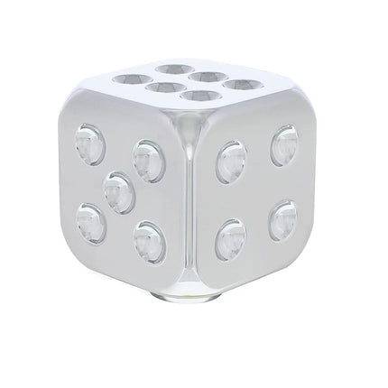 United Pacific 70605 Chrome Dice Shift Knob, Metallic