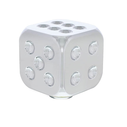 United Pacific 70605 Chrome Dice Shift Knob, Metal